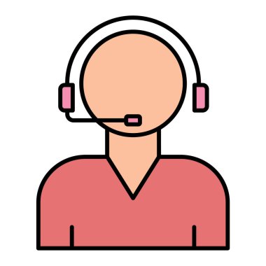 Müşteri desteği. Web simgesi