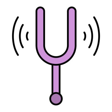 müzik çalar ikon vektörü. İnce çizgi işareti. izole edilmiş sınır sembolü çizimi