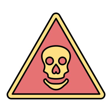 tehlike uyarı işareti, vektör illüstrasyonu