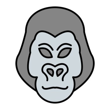 Bir maskenin vektör illüstrasyonu