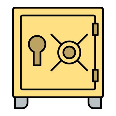 güvenli simge vektör illüstrasyonu