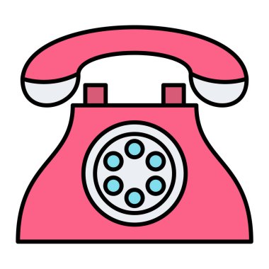 Telefon. Web simgesi basit tasarım