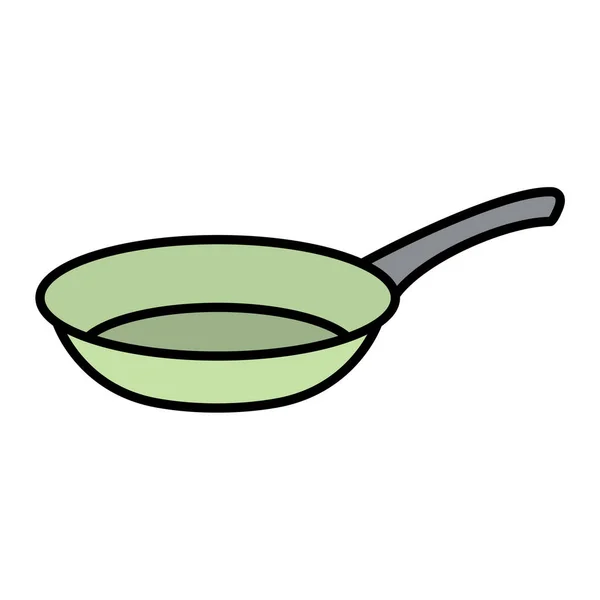 Значок Кухонного Посуду Начерк Ілюстрації Ложки Вектор Стиль Заповнення — стоковий вектор