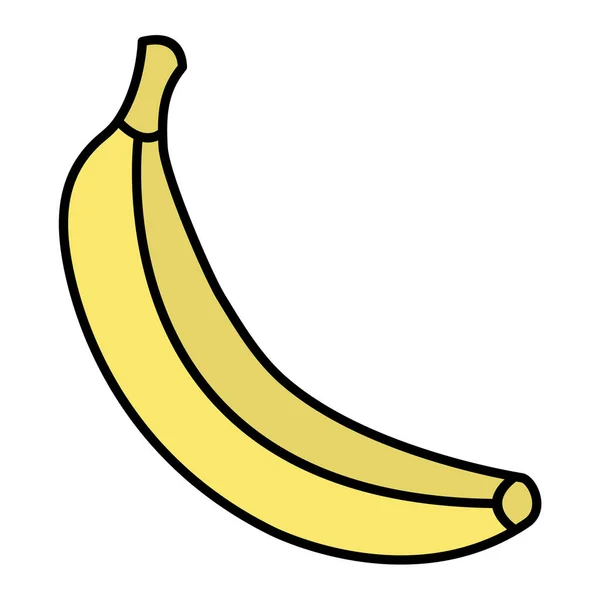 Banana Icon Vector Illustration Design — Stock Vector