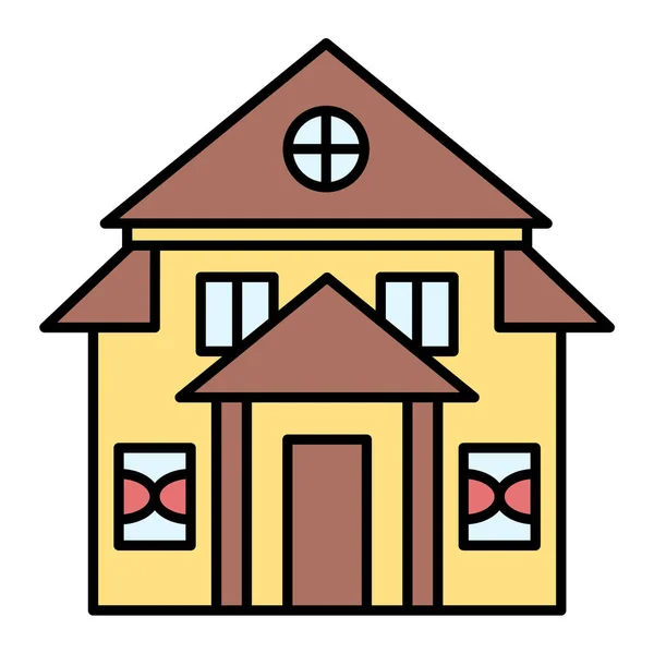 Casa Ícone Web Ilustração Simples — Vetor de Stock