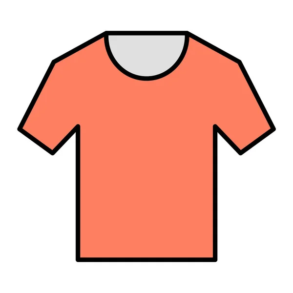 Camiseta Icono Ilustración Vectorial — Archivo Imágenes Vectoriales