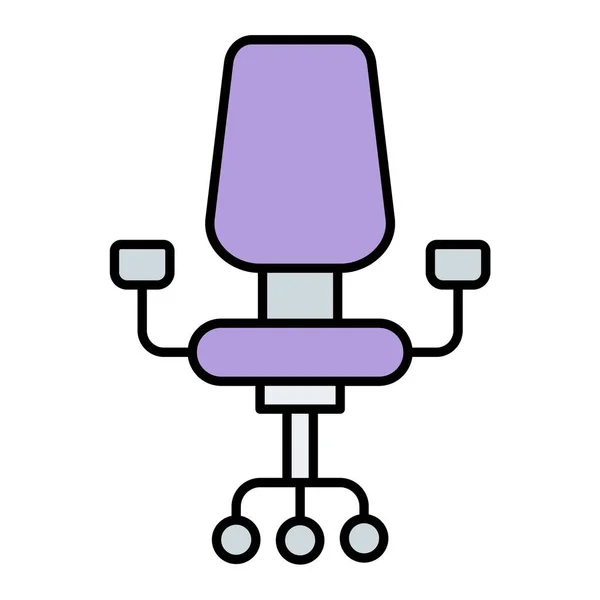 Ilustrace Vektoru Ikony Židle — Stockový vektor