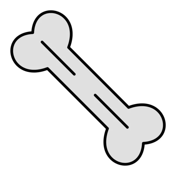 Bone Simple Vector Icon — Stock Vector