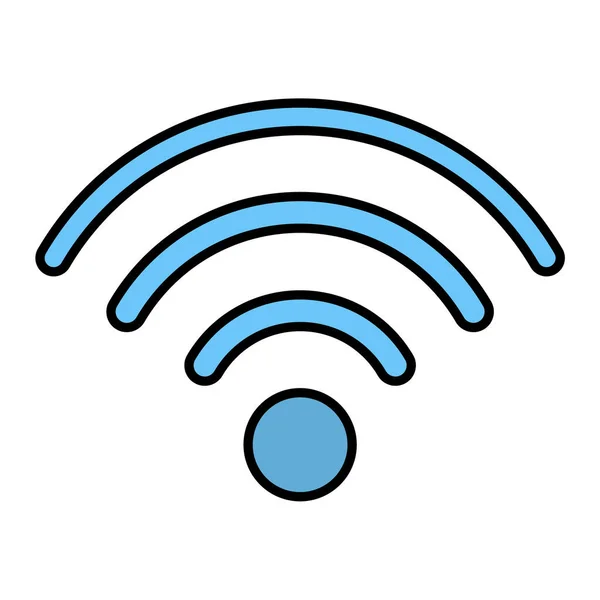 Wifi Signal Icon Vector Illustration — Stock Vector