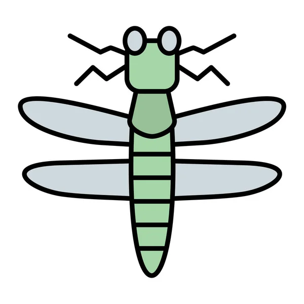 Icône Insecte Mignon Illustration Vectorielle — Image vectorielle