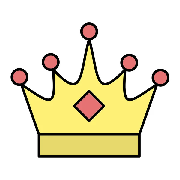 Икона Короны Векторная Иллюстрация — стоковый вектор
