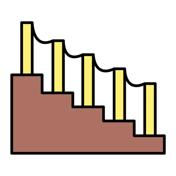 Ilustração Vetorial Ícone Edifício — Vetor de Stock