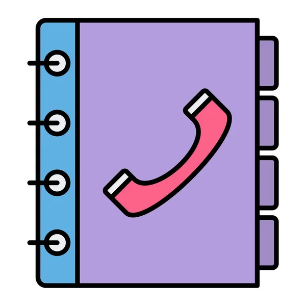 Telefoon Pictogram Vector Illustratie — Stockvector