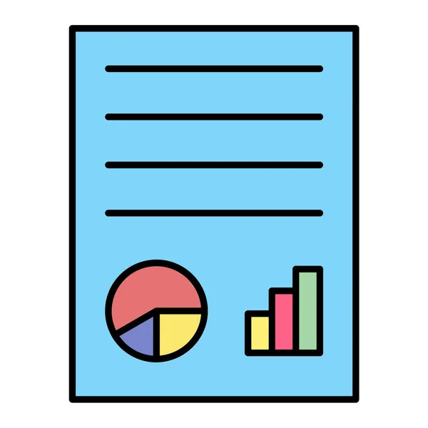 Verslag Uitbrengen Eenvoudig Ontwerp — Stockvector