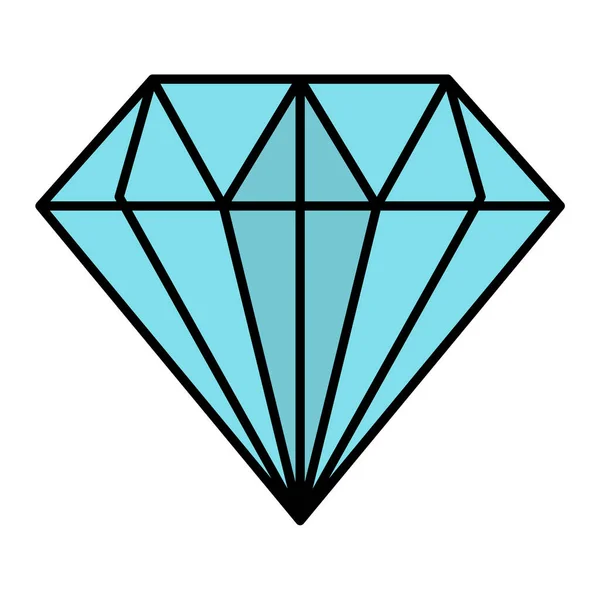 Diamant Symbol Vektor Illustration — Stockvektor