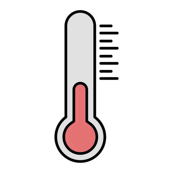 Thermometer Web Icon Simple Illustration — Stock Vector