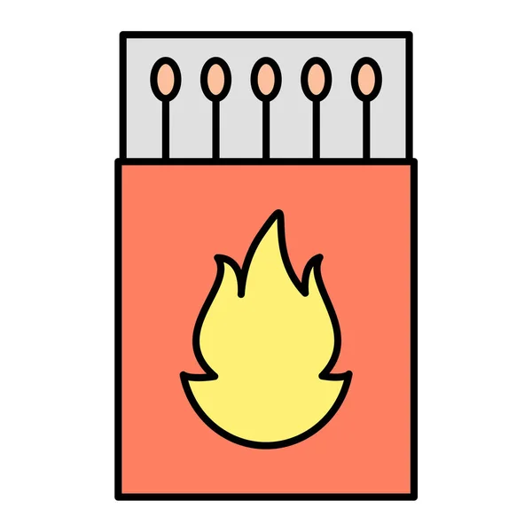 Fire Flame Icon Vector Illustration Design — Stock Vector