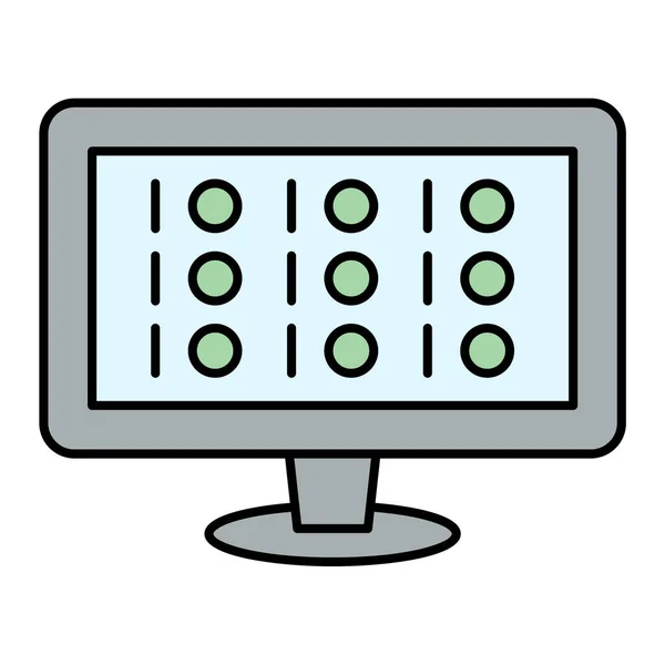 Vector Illustration Game Console Icon — Stock Vector