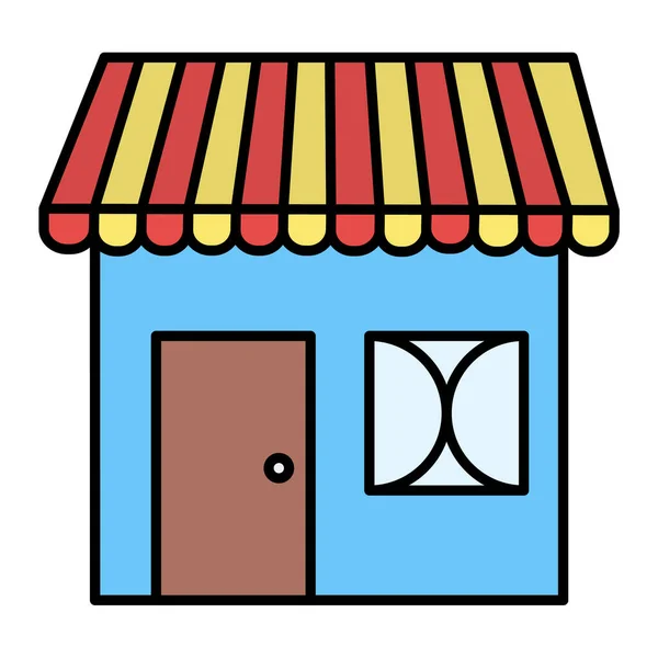 Winkel Web Icoon Eenvoudige Illustratie — Stockvector