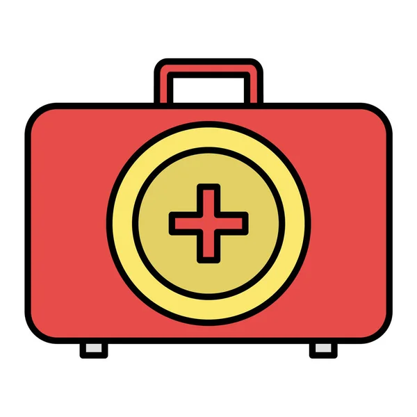 Erste Hilfe Set Icon Vektor Illustration — Stockvektor