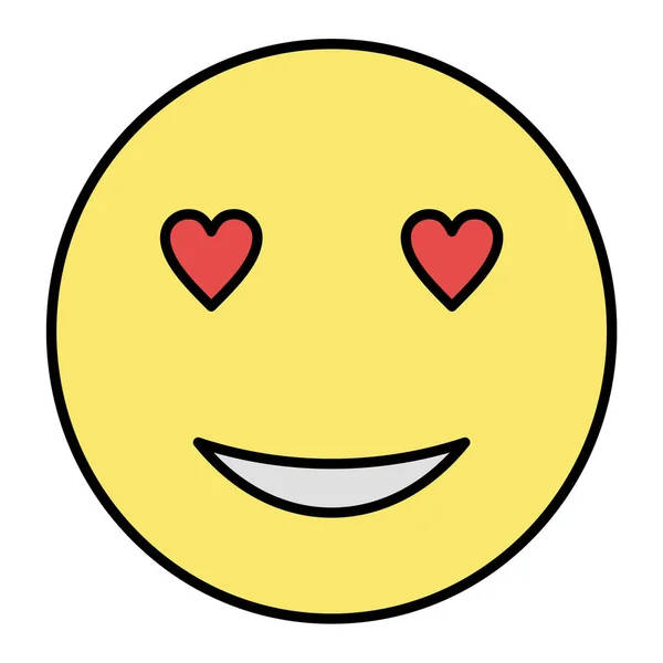 Smiley Emoji Vektorillustration — Stockvektor