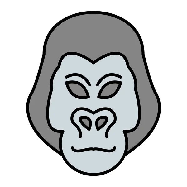 gorilla-head-vector-images-depositphotos