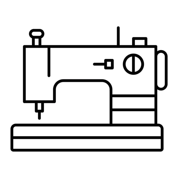 Naaimachine Icoon Schets Illustratie Van Garen Vector Symbool Voor Web — Stockvector