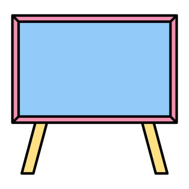 Tahta simgesi. vektör illüstrasyonu