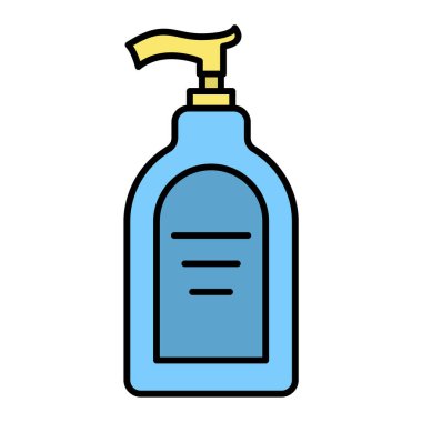 Bir sabun şişesinin vektör çizimi