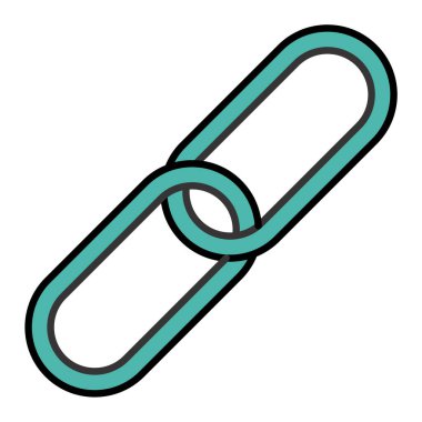 bağlantı simgesi vektör illüstrasyonu