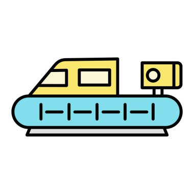 Araba simgesinin illüstrasyon vektörü