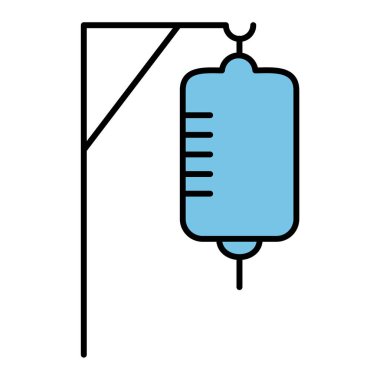 Hastane Simgesi Vektör İllüstrasyonu 
