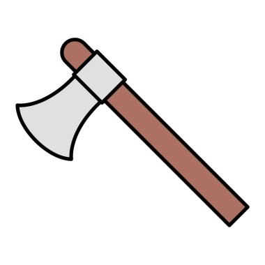 Balta simgesi. Vektör illüstrasyonu