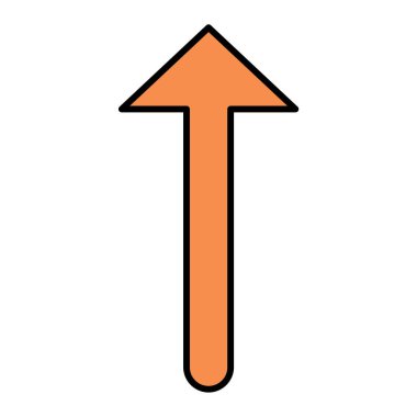 Ok. Web simgesi basit illüstrasyon