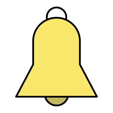 Zil. Web simgesi basit illüstrasyon