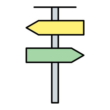 işaret posta simgesi vektör illüstrasyonu