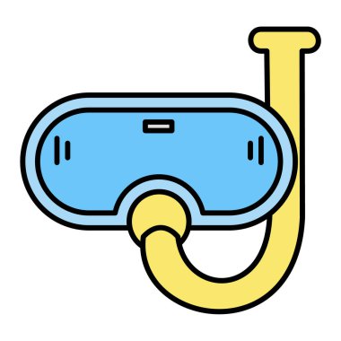 Çizgi film modern ofis ekipmanlarının vektör çizimi