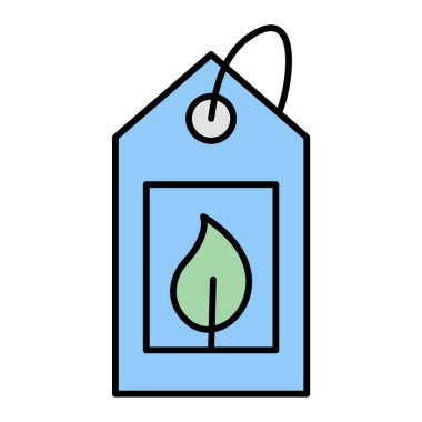 Çevre dostu ikon vektör çizimi