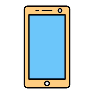 Akıllı telefon aygıtı teknoloji vektör illüstrasyonu