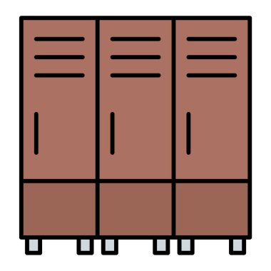 Modern mobilya simgesinin vektör illüstrasyonu