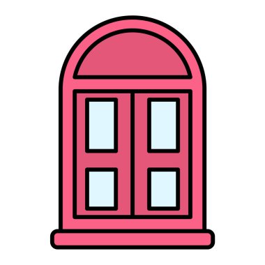 pencere simgesi vektör illüstrasyonu