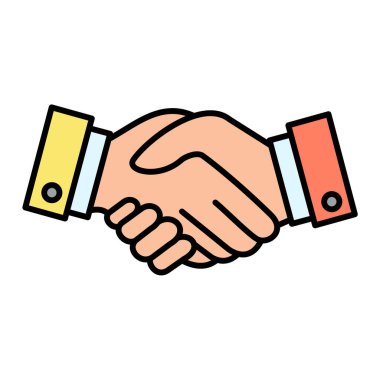 El sıkışma simgesi vektör illüstrasyonu