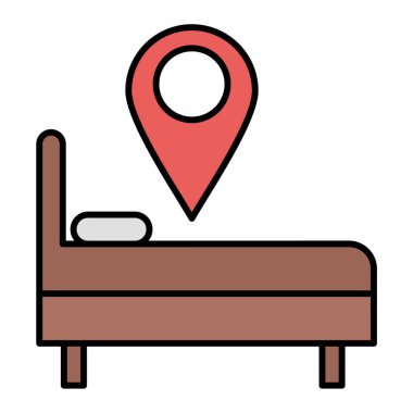 konum. Web simgesi basit tasarım