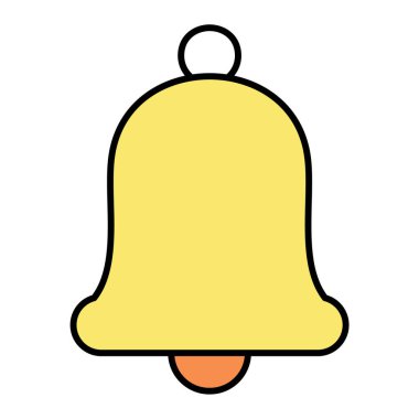 Zil. Web simgesi basit illüstrasyon