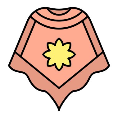 güzel çiçek vektör simgesi