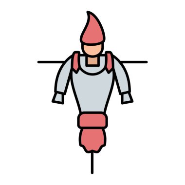 Bir şövalyenin vektör çizimi