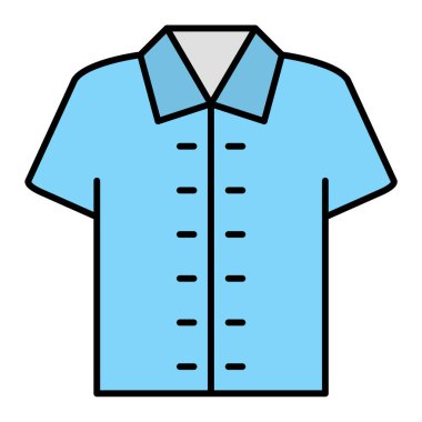 Kumaş. Web simgesi basit illüstrasyon