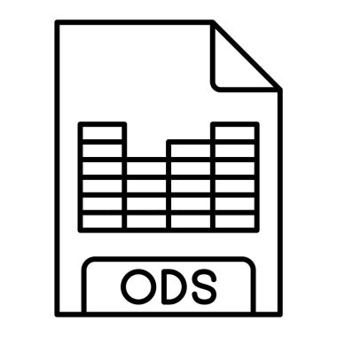 dosya biçimi simgesi, vektör illüstrasyonu