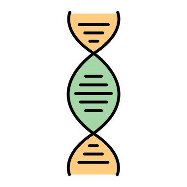 DNA simgesi vektör illüstrasyonu