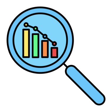 Büyüteç ve grafikle büyüteç